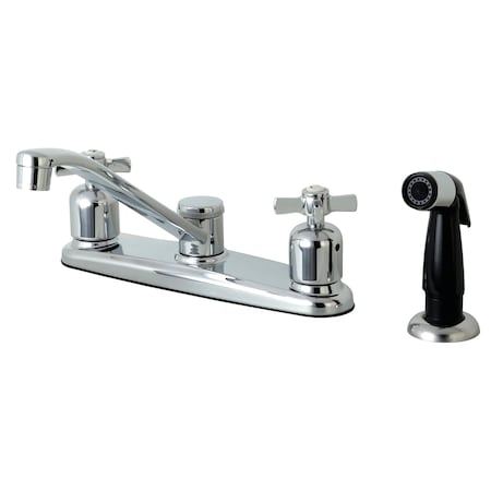 FB112ZX 8-Inch Centerset Kitchen Faucet With Sprayer